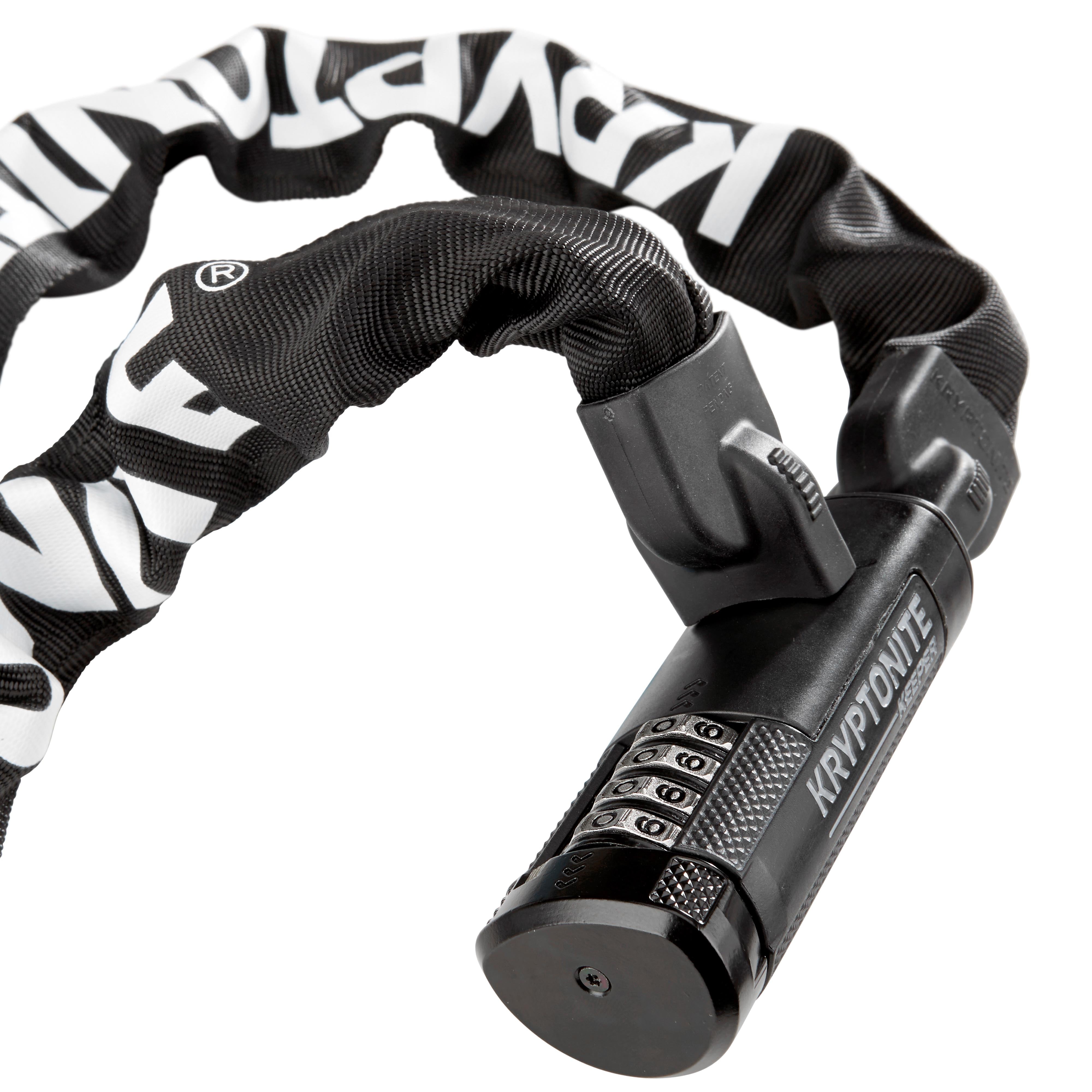 מנעול קריפטונייט שרשרת קומבינציה KEEPER 790 Combo Chain