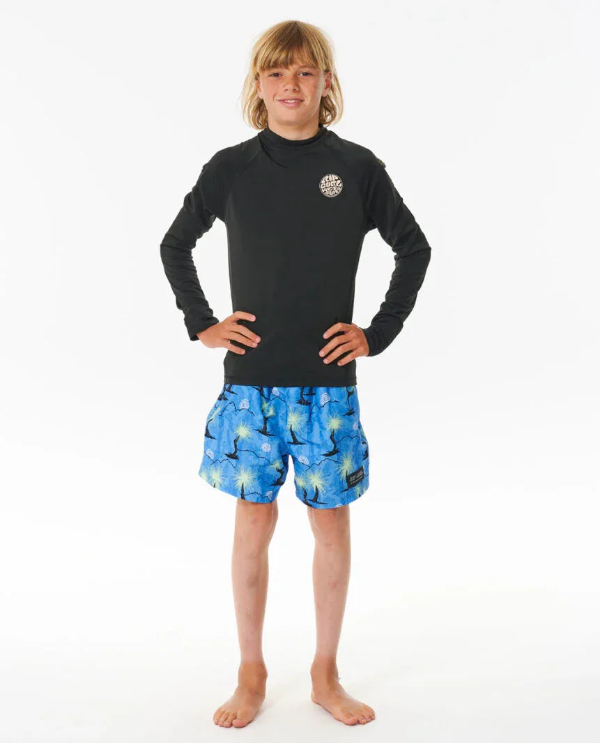 חולצת גלישה ארוכה לילדים Icons UV Brushed Long Sleeve Rash Vest - Bikes Online