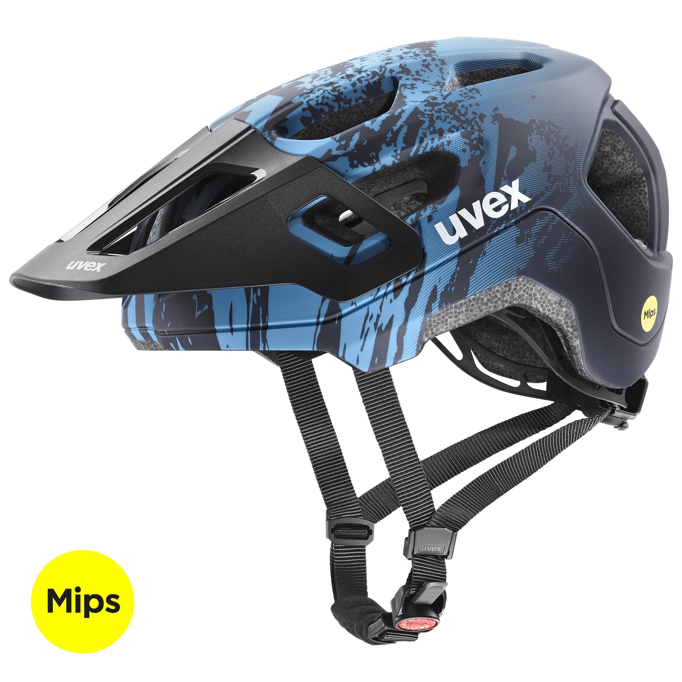 קסדה מקצועית לאופניים לילדים ונוער יובקס UVEX React MIPS כחול תכלת