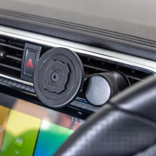 התקן מעמד לטלפון לרכב חיבור לתריסי מזגן Quad Lock Car Vent Mount - Bikes Online