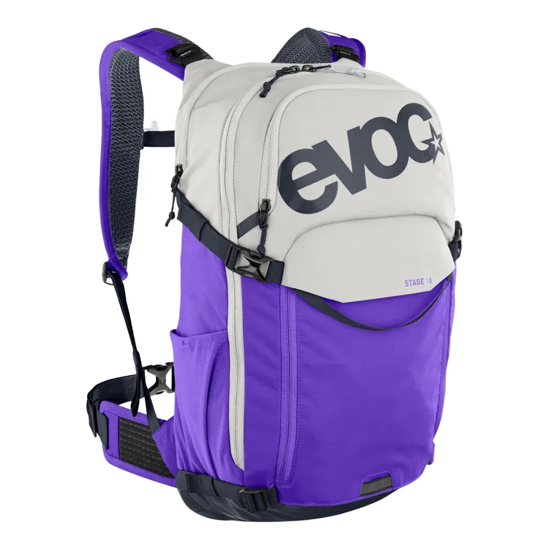 תיק רכיבה וטיולים 18 ליטר אבוק Evoc Stage 18 סגול - Bikes Online