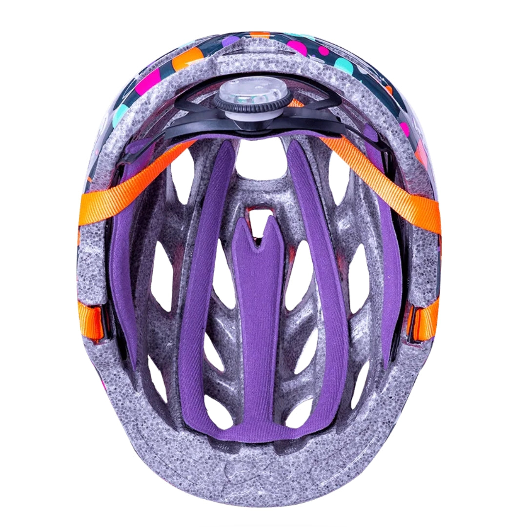 קסדה לאופניים לתינוקות וילדים קאלי עיגולים שחור Kali Chakra Child