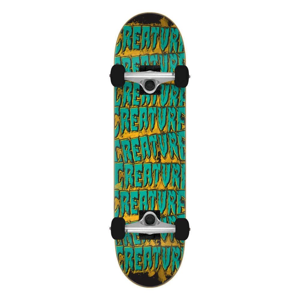 סקייטבורד פעלולים סטריט 7.75" לוגו טורקיז Creature Logo Spill 7.75"