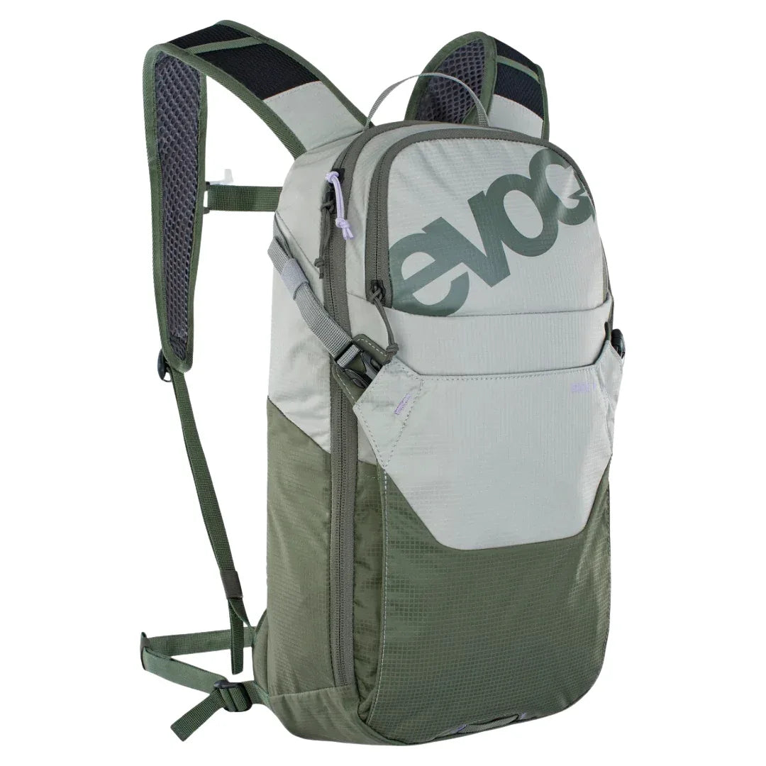 תיק רכיבה וטיולים + שלוקר 8 ליטר אבוק Evoc Ride 8 אפור ירוק - Bikes Online