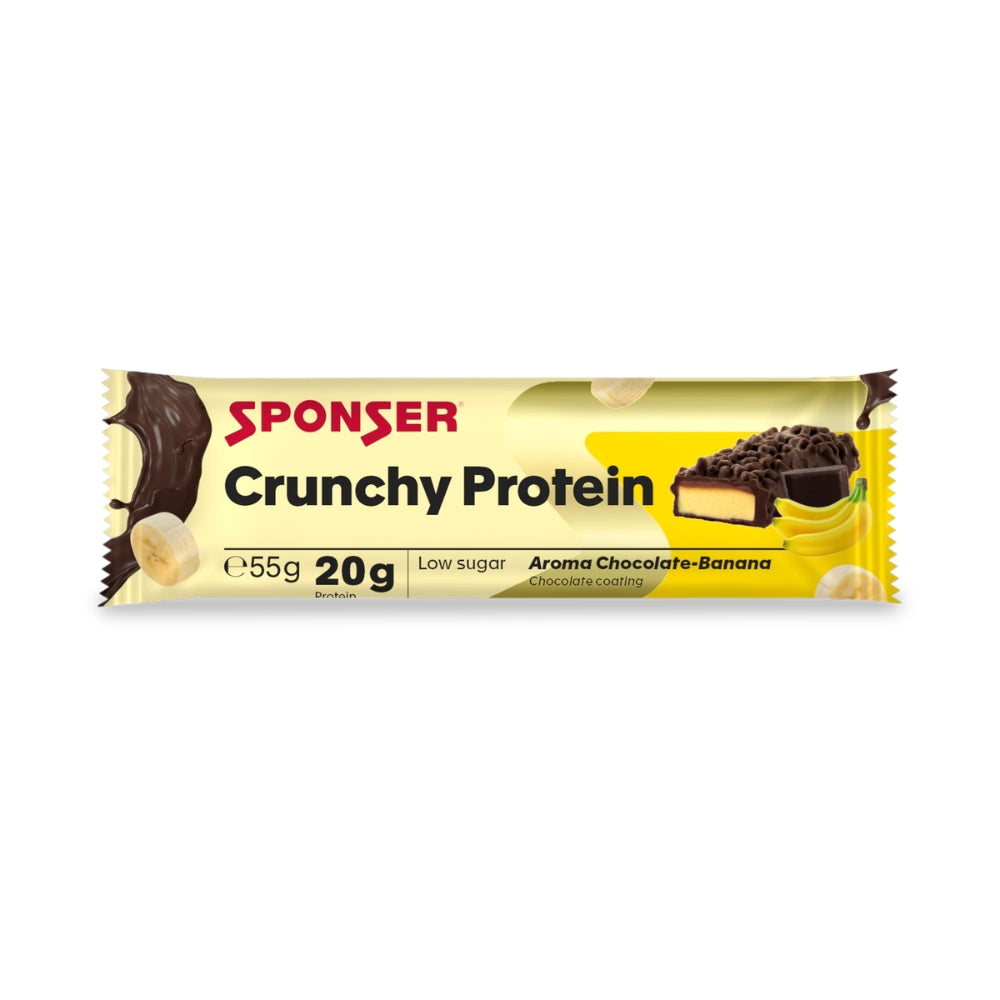 חטיף חלבון בטעם בננה ושוקולד SPONSER Crunchy Protein
