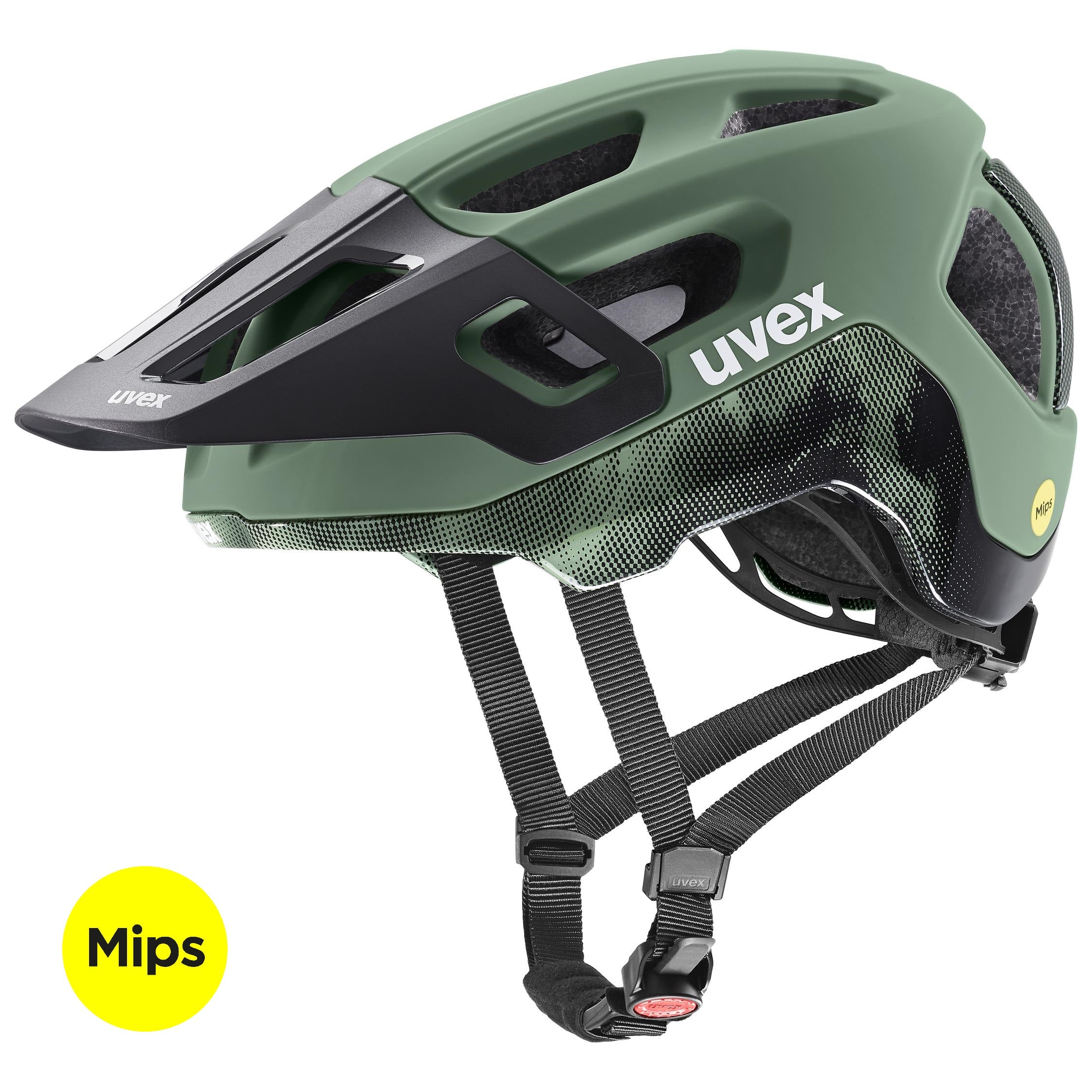 קסדה מקצועית לאופניים יובקס UVEX React MIPS ירוק