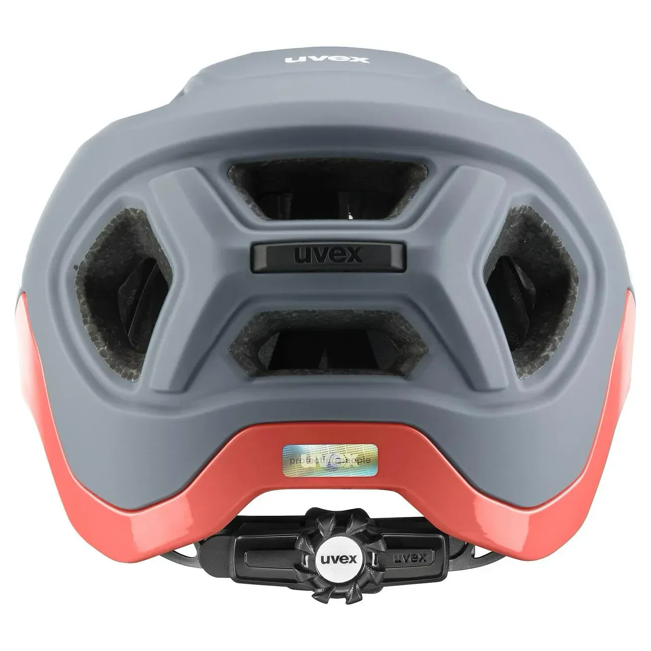 קסדה לאופניים ספורטיבית Uvex REACT אפור\כתום