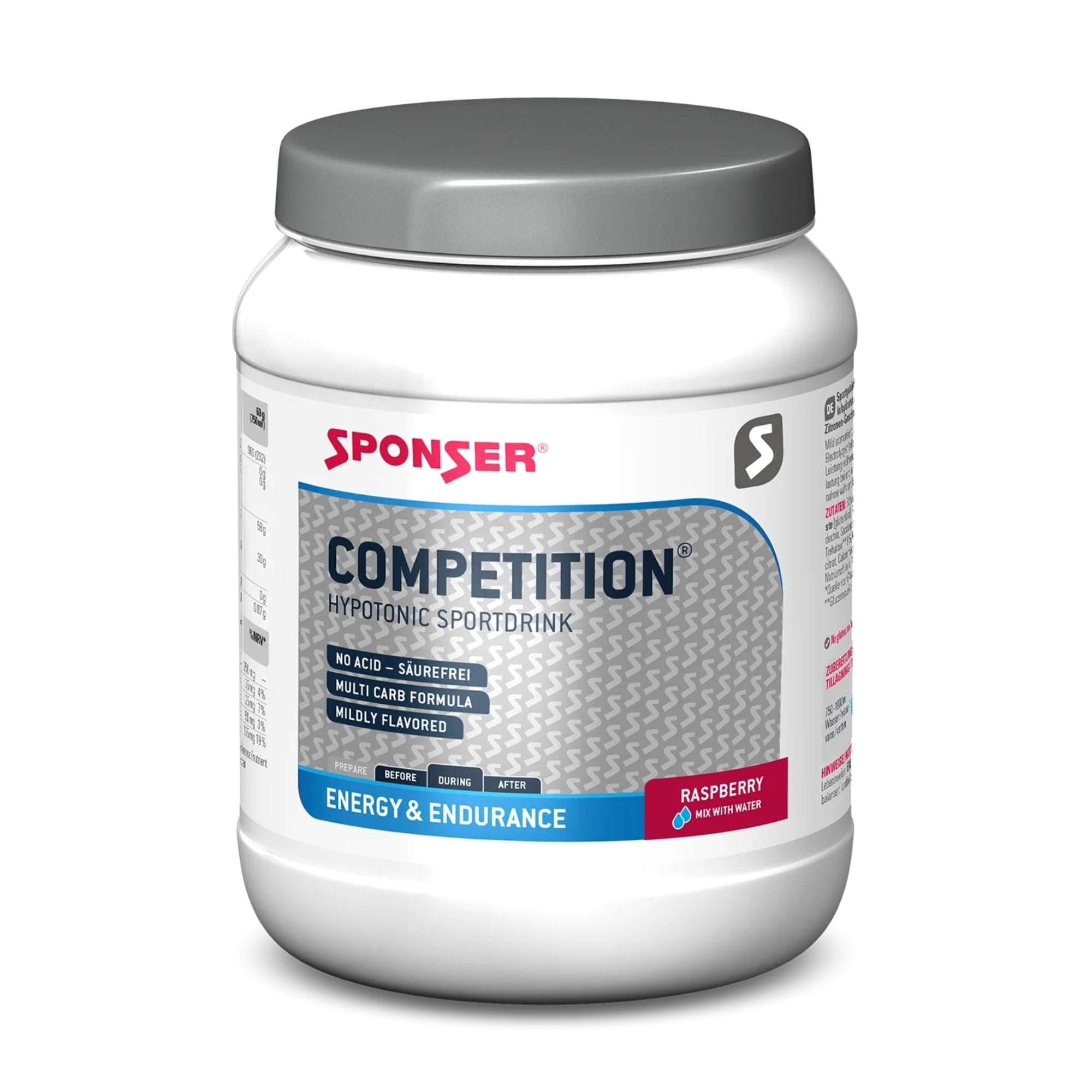 אבקה להכנת משקה היפוטוני Sponser Competition Drink