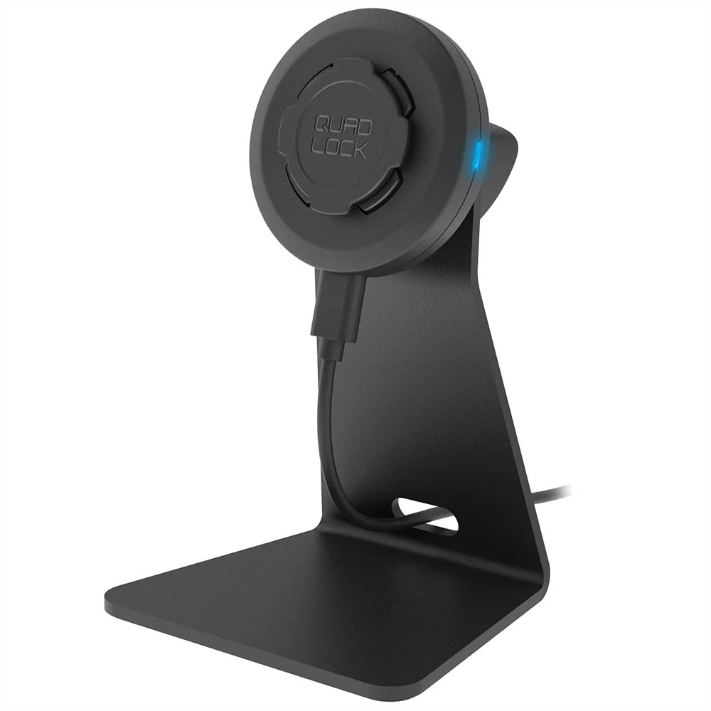 מטען אלחוטי לטלפון למתאמי שולחן או רכב Quad Lock Wireless Charging Head