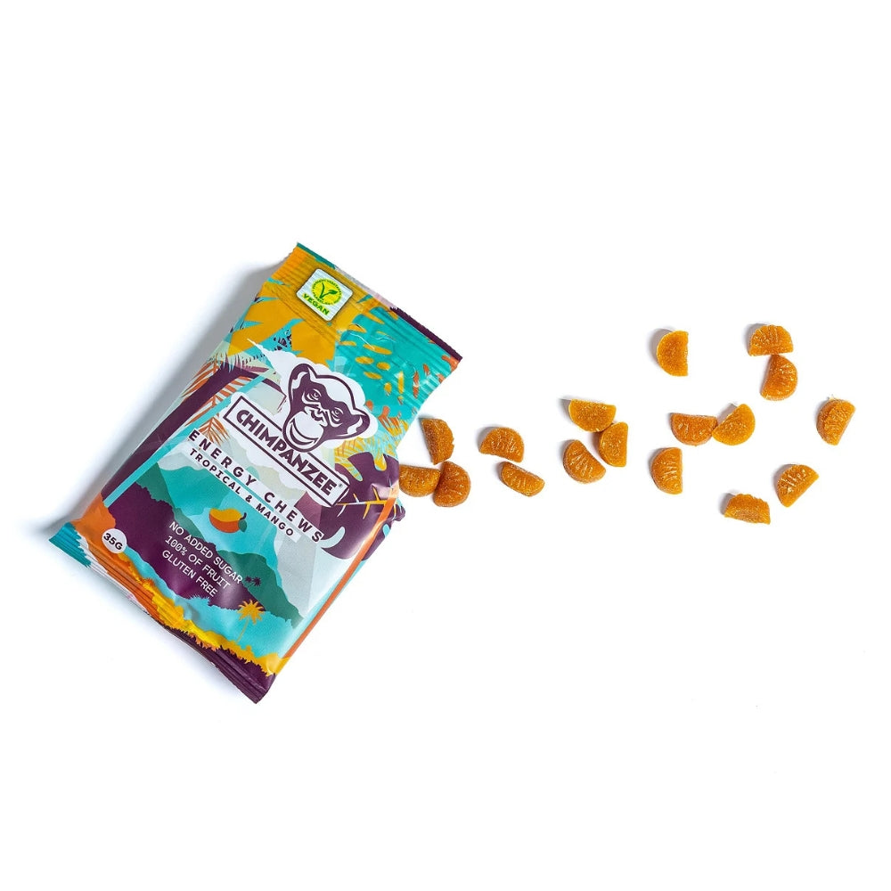 סוכריות אנרגיה טבעיות Tropical & Mango Chimpanzee Energy Chews