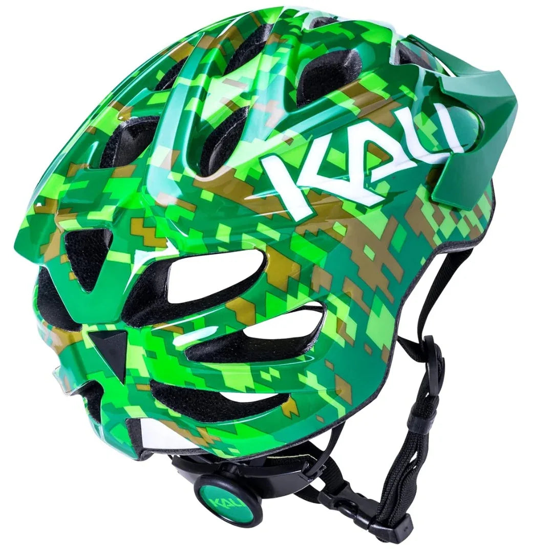 קסדה לאופניים לילדים ונוער קאלי ירוק פיקסל Kali Chakra Youth - Bikes Online