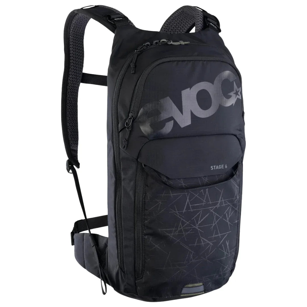 תיק רכיבה וטיולים + שלוקר 6 ליטר אבוק Evoc Stage 6 שחור - Bikes Online