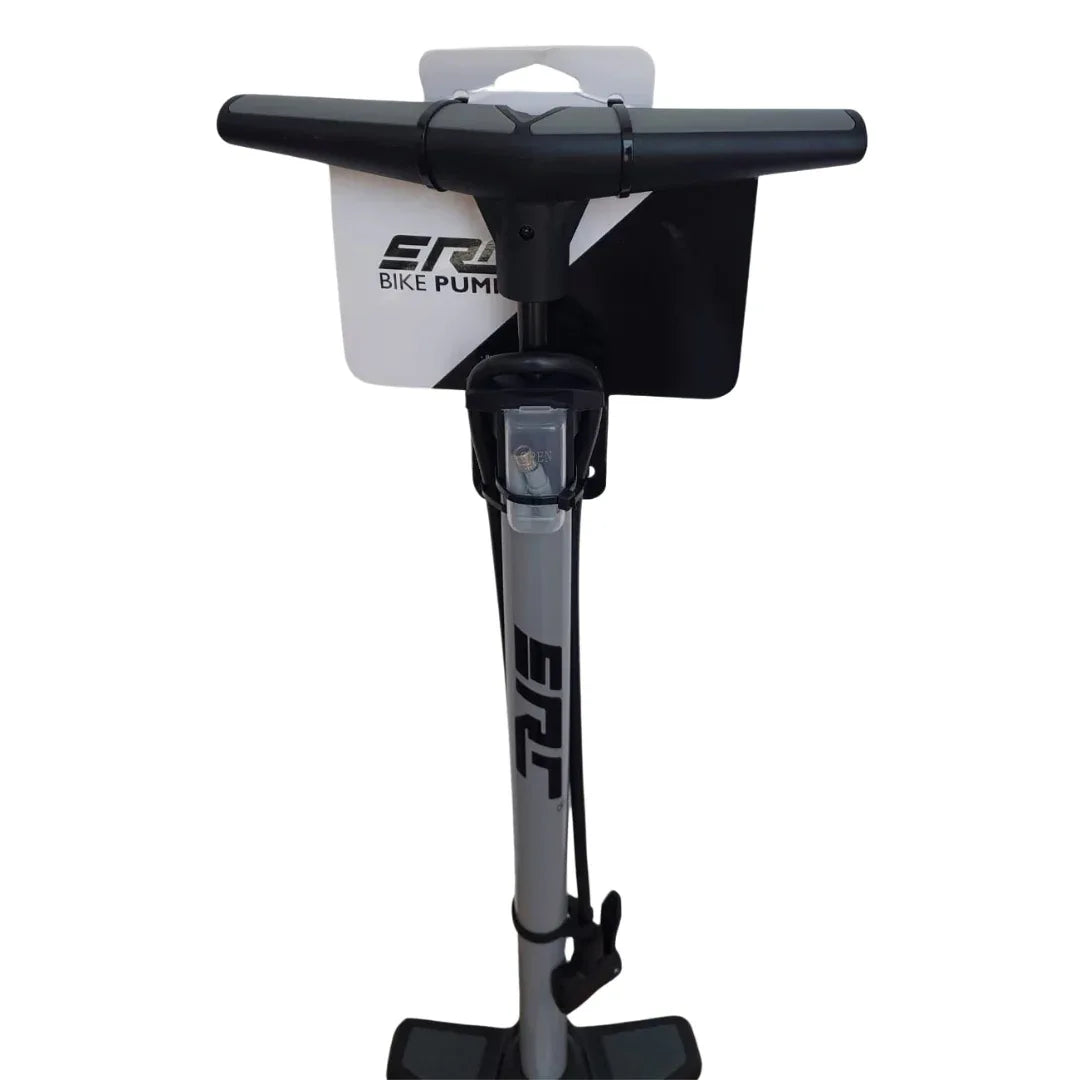 משאבת רצפה לאופניים עם צג ERC Bike Pump ZF-042 - Bikes Online