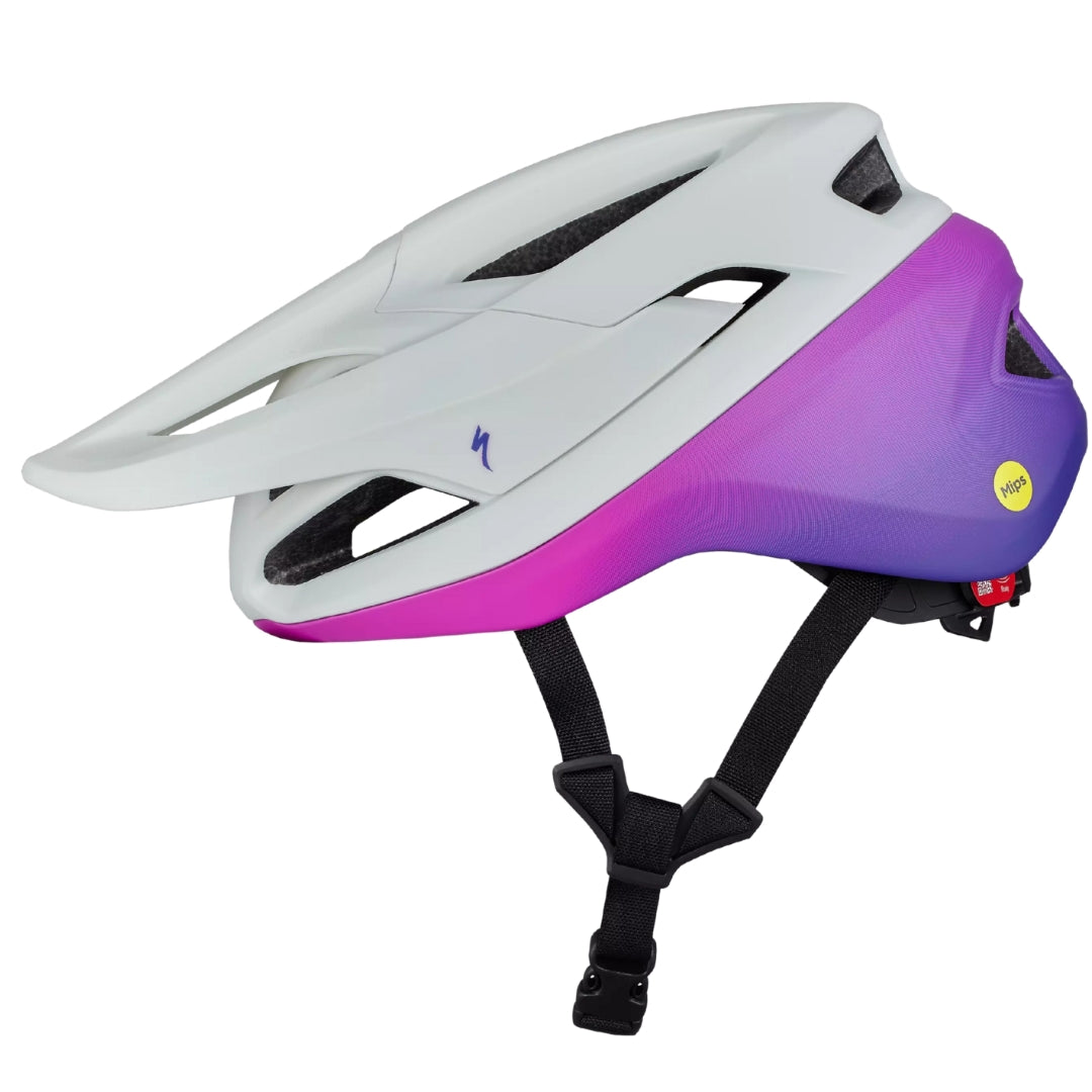 קסדה מקצועית לאופניים ספשלייזד Specialized Camber MIPS לבן סגול