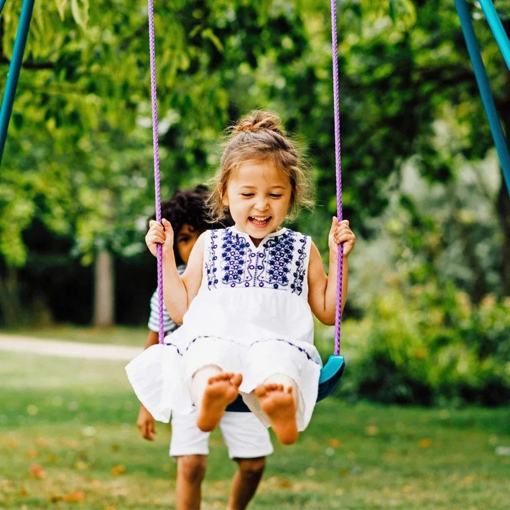 נדנדת מתכת לילדים 2 ב-1 לגינה פלאם Plum Swing Set - Bikes Online
