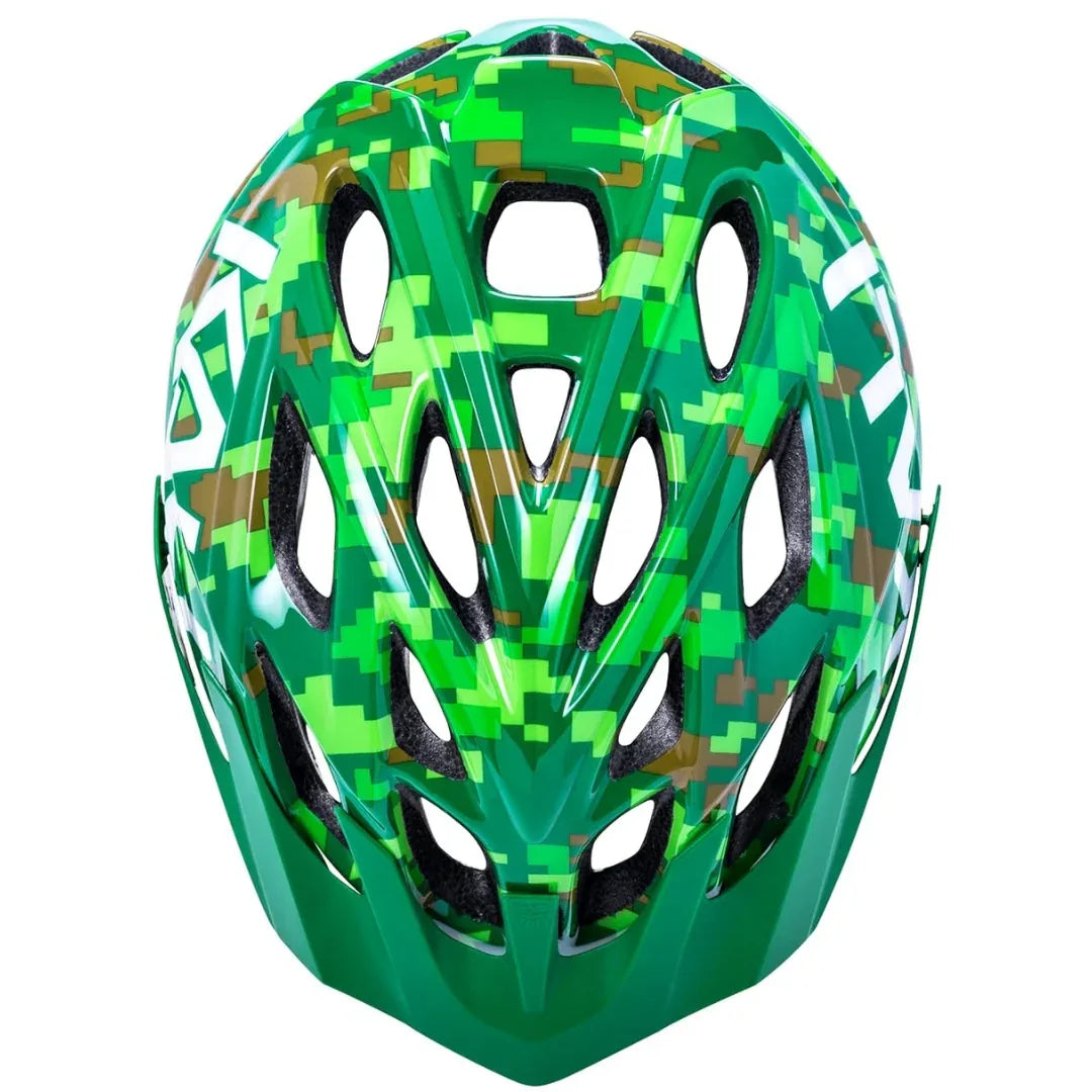 קסדה לאופניים לילדים ונוער קאלי ירוק פיקסל Kali Chakra Youth - Bikes Online