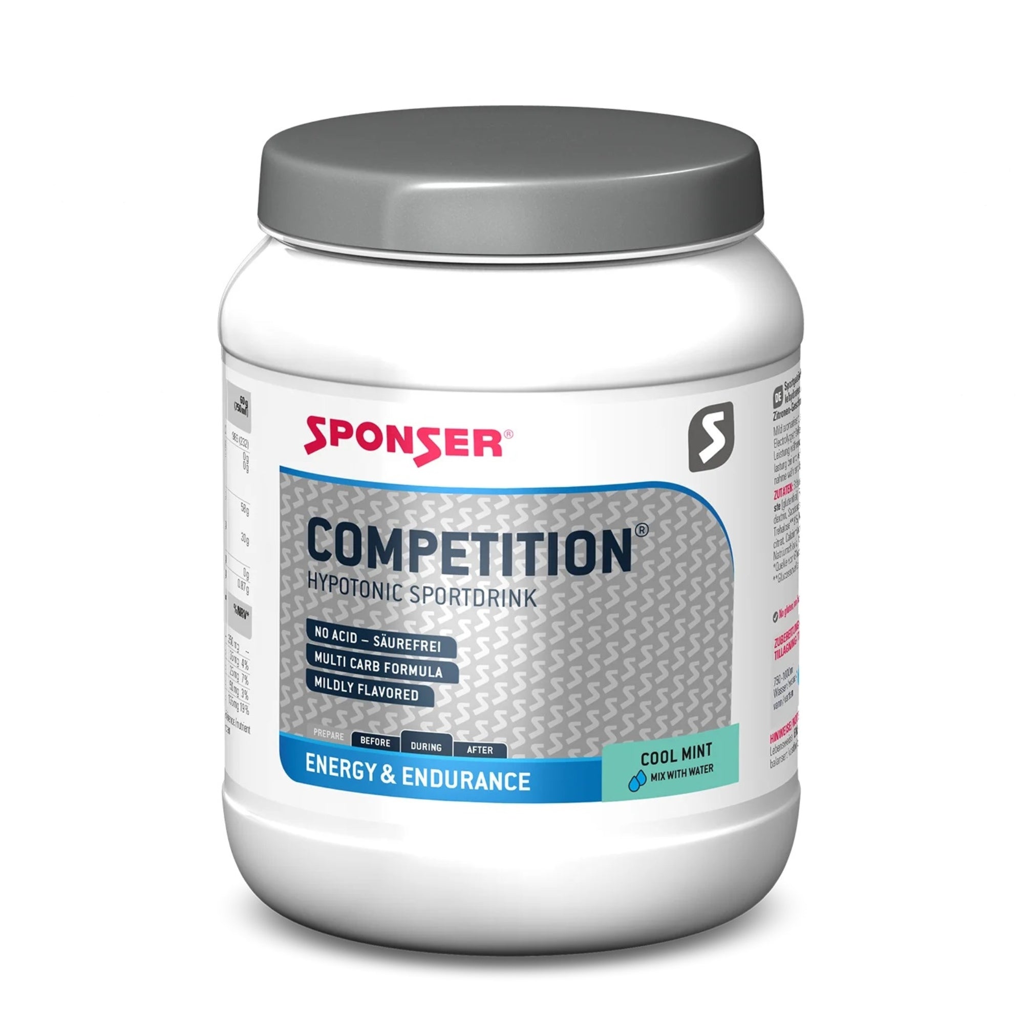 אבקה להכנת משקה היפוטוני Sponser Competition Drink