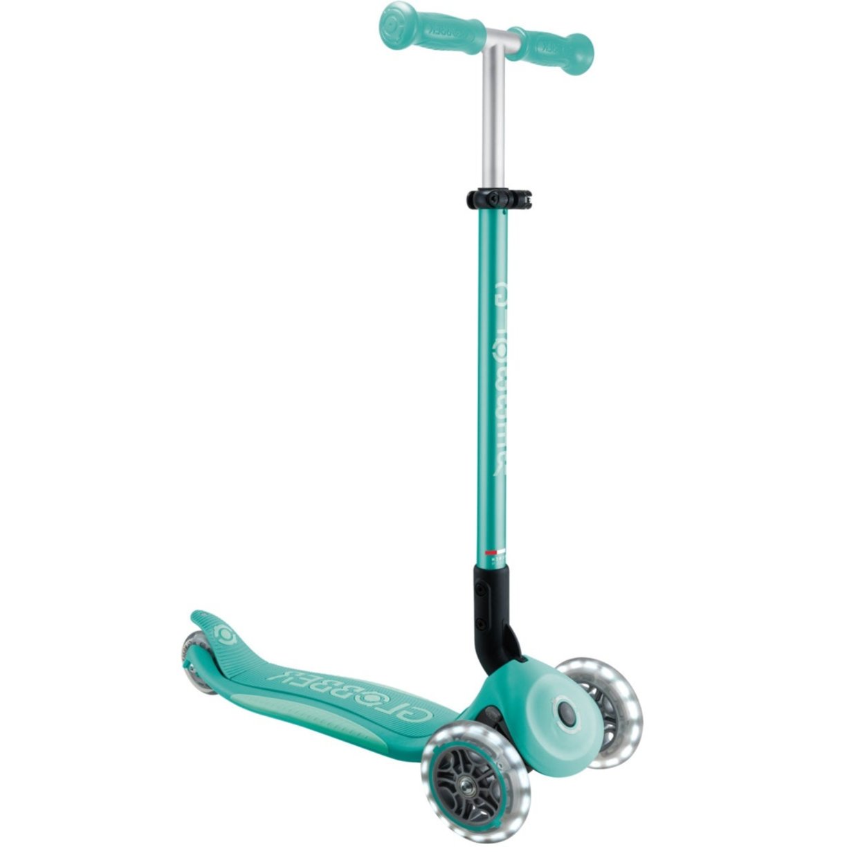 קורקינט לילדים עלית לייטס מתקפל עם אורות גלובר Globber Elite Lights