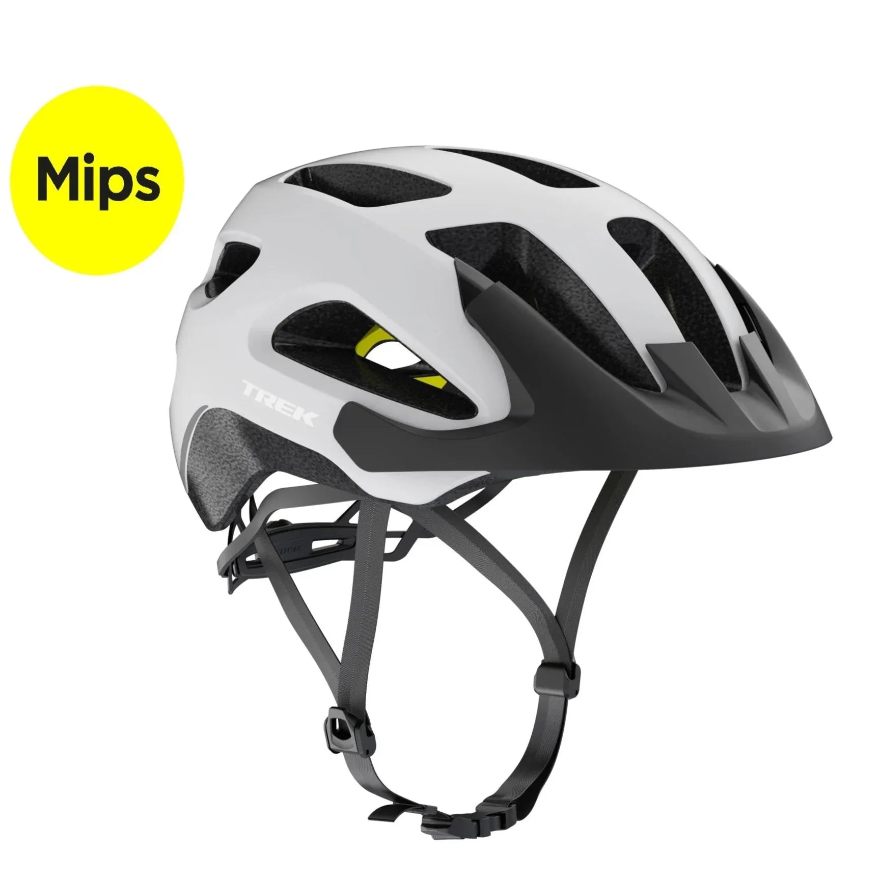 קסדה לאופניים לשטח ולכביש טרק Trek Solstice MIPS לבן - Bikes Online