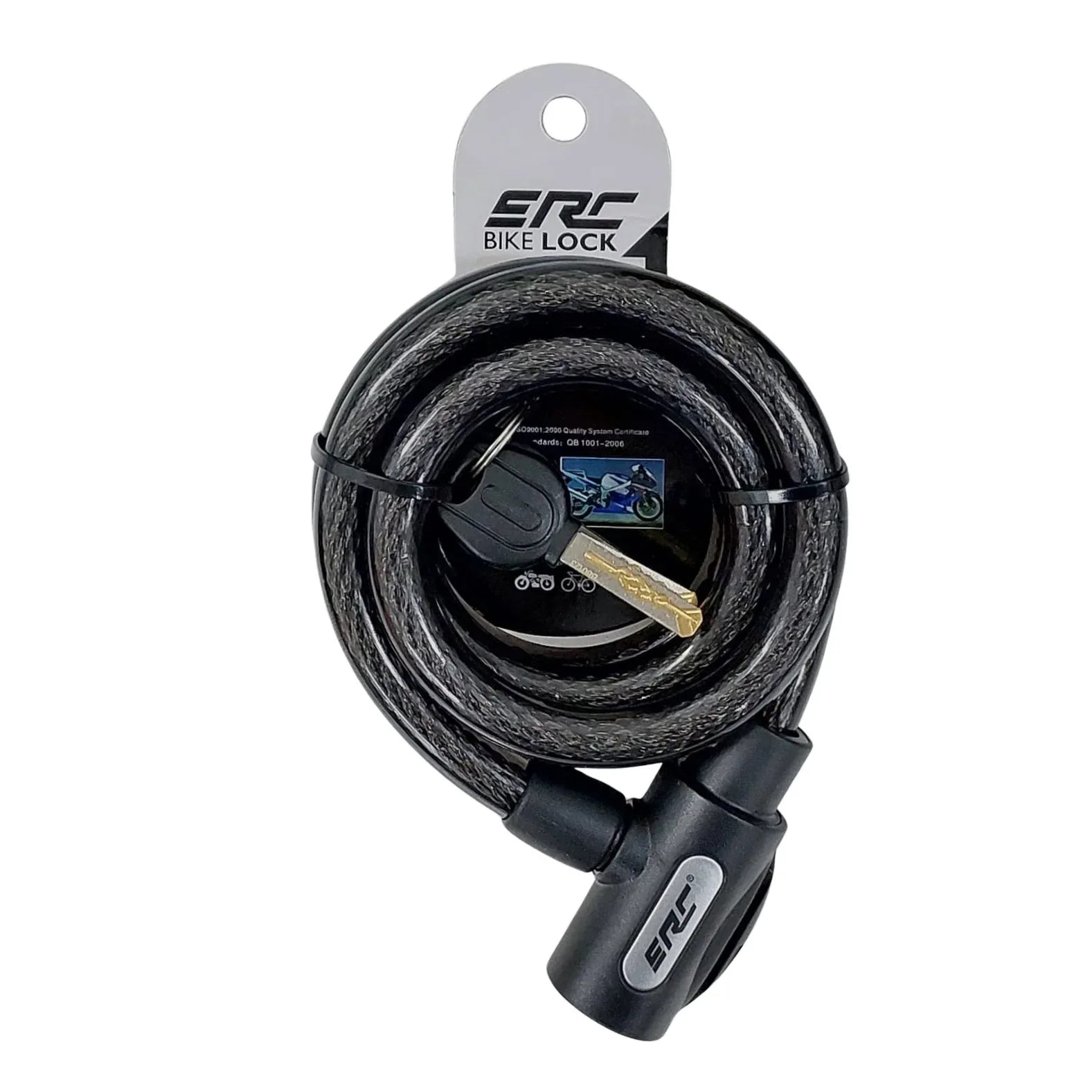 מנעול כבל מפתח ERC TY-570-4 150X15 - Bikes Online