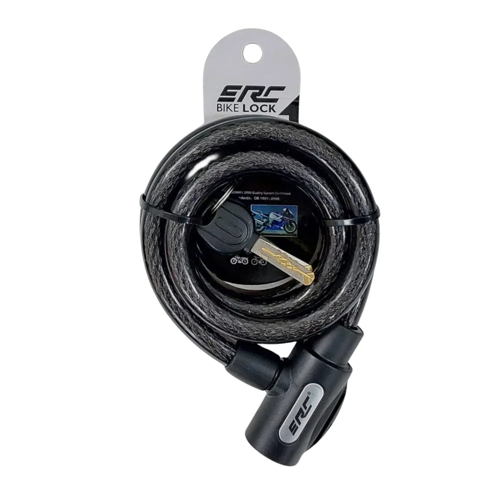 מנעול כבל מפתח ERC TY-570-3 120X15 - Bikes Online