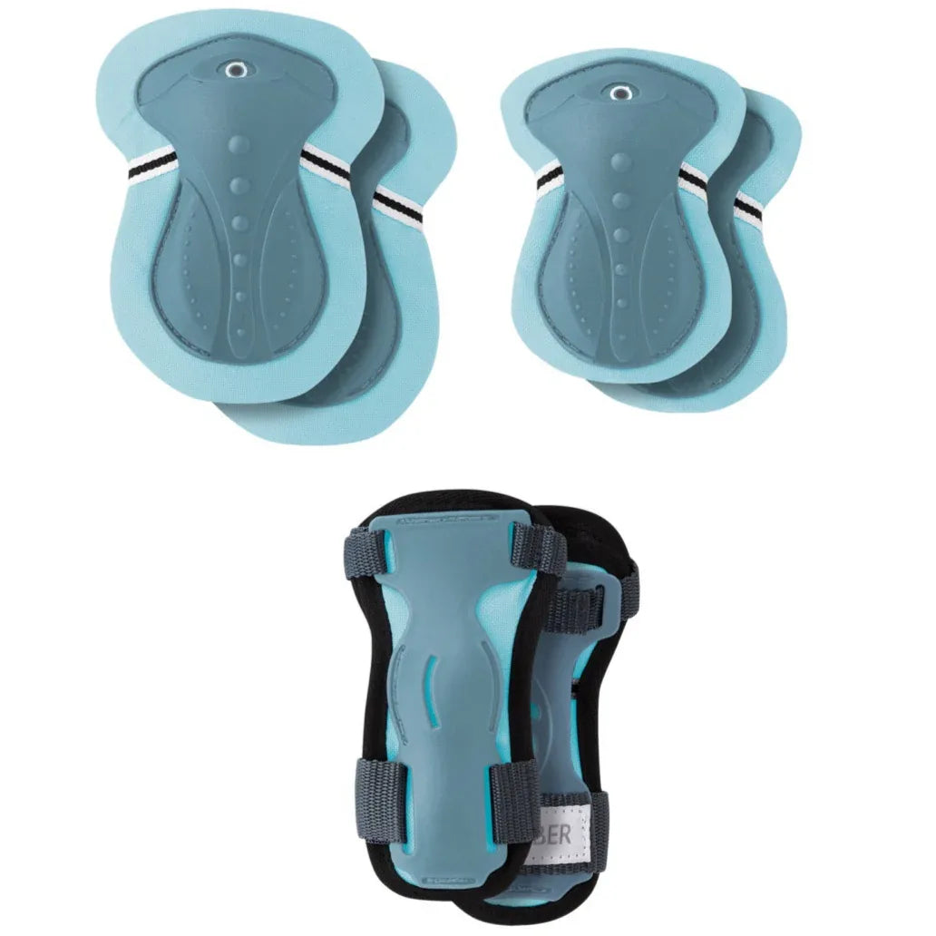 סט מגנים לילדים פסטלי לאופניים קורקינט וסקייטבורד גילאי 3-7 GLOBBER - Bikes Online