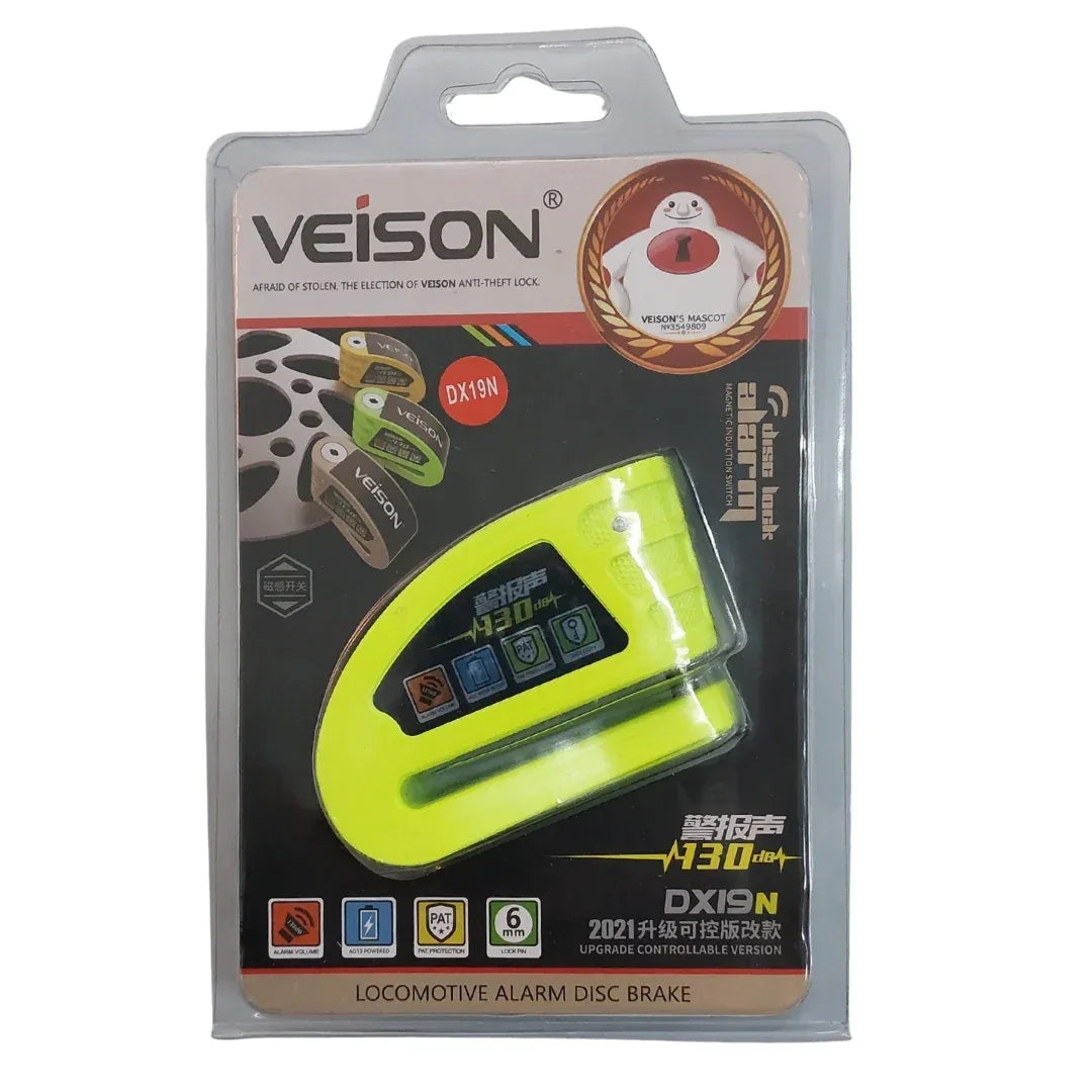 מנעול דיסק עם אזעקה Veison DX19N - Bikes Online