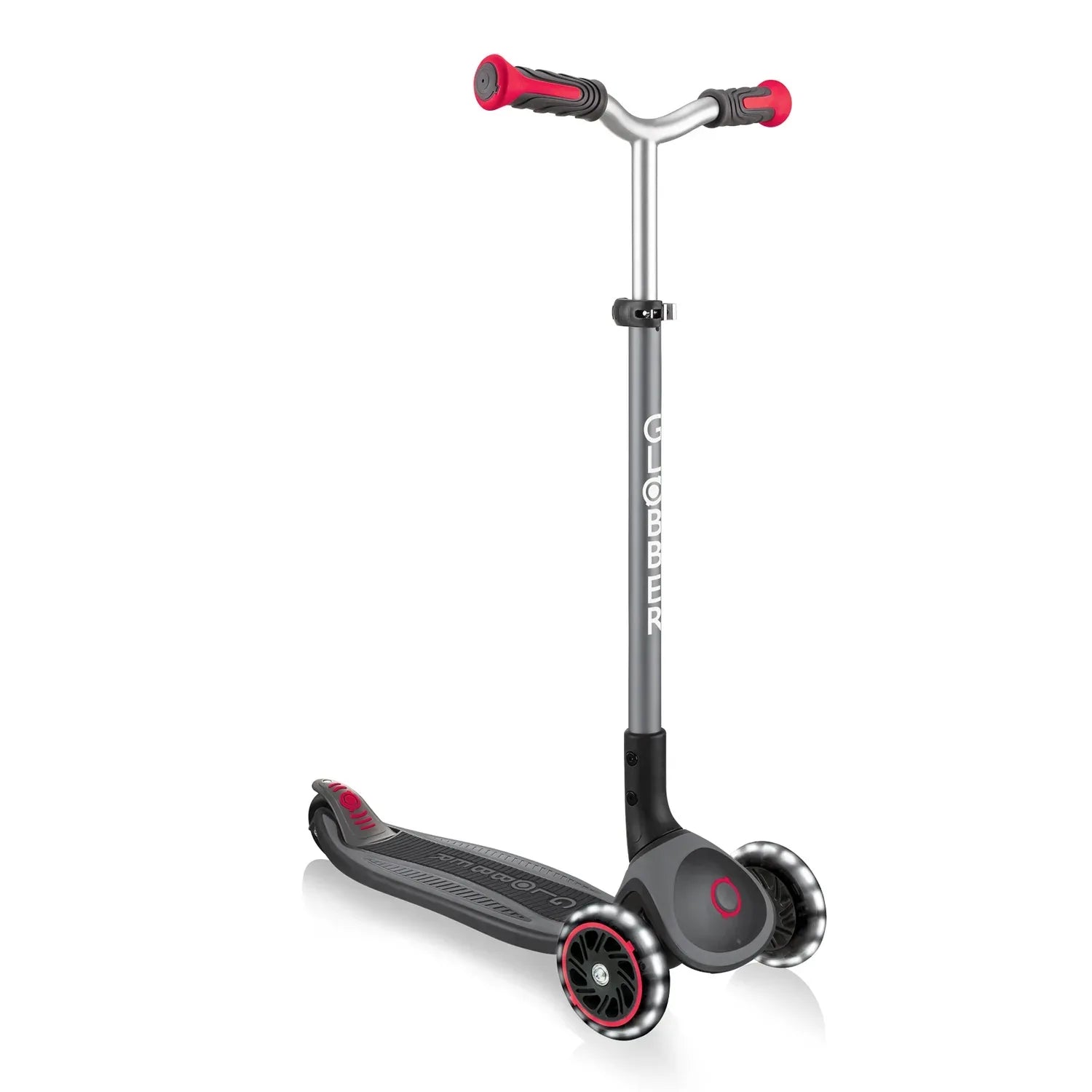 מוצר מציאון - קורקינט מאסטר לייטס מתקפל עם אורות לילדים גלובר Globber MASTER Lights - Bikes Online