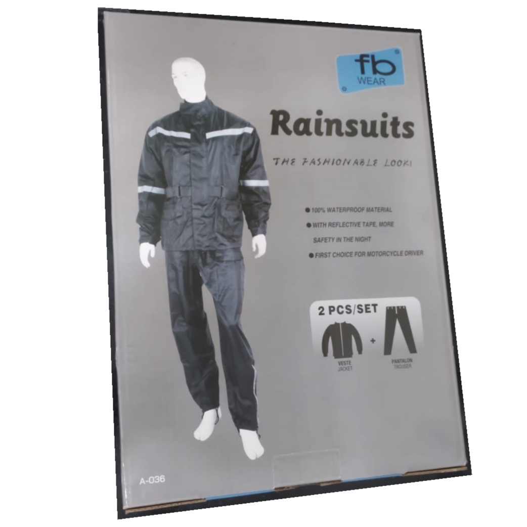 חליפת גשם ורוח לרכיבה לאופניים ואופנועים