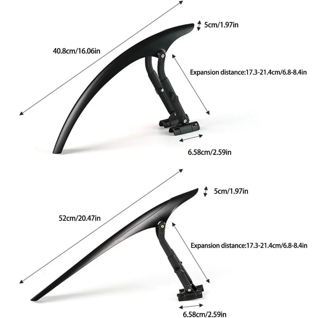 סט כנפיים לגשם מגני בוץ לאופני כביש ועיר Lilioo RC202 - Bikes Online