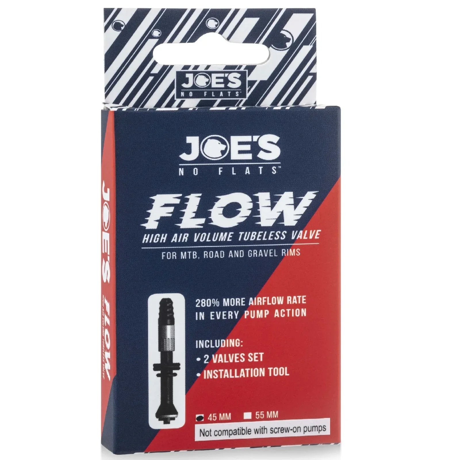 זוג ונטילים צרפתים נפח גבוה לגלגל טיובלס Joe's HIGH VOLUME - Bikes Online