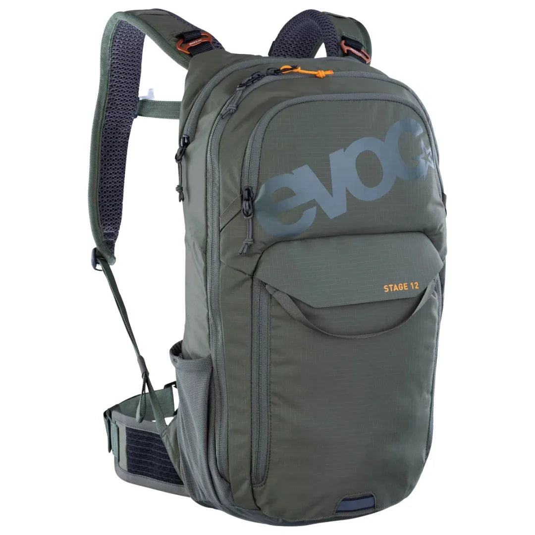 תיק רכיבה וטיולים 12 ליטר אבוק Evoc Stage 12 ירוק זית - Bikes Online