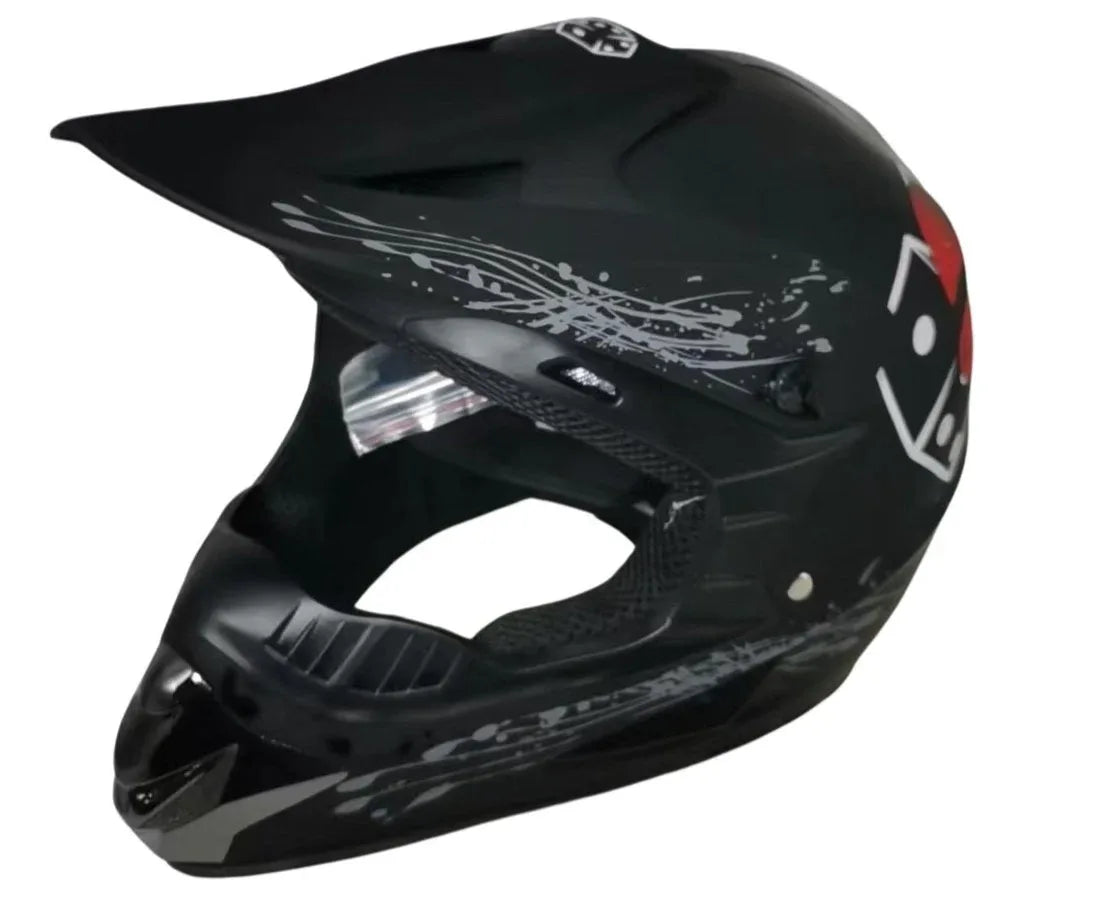 קסדה מלאה לאופניים וקורקינט פול פייס שחור גוסטריידר - Bikes Online