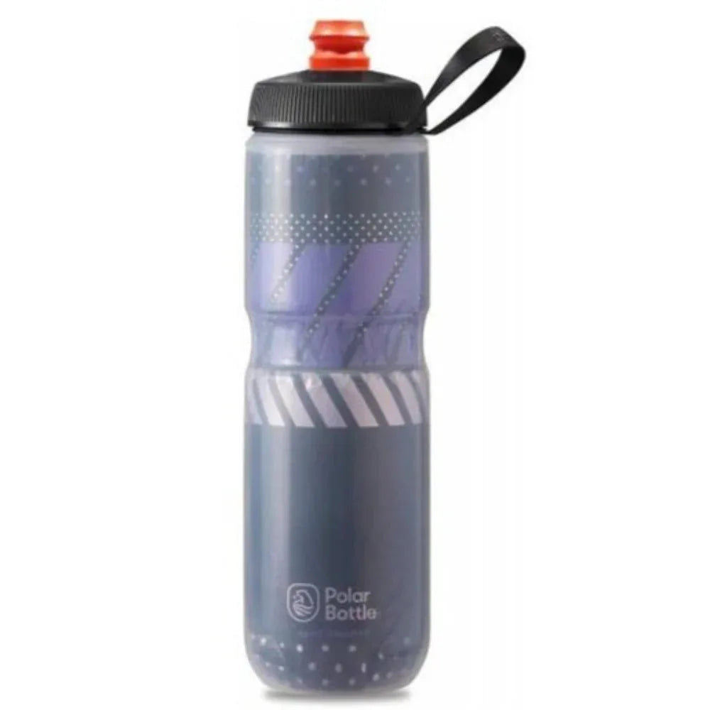 בקבוק מים לאופניים 20/24 לחיץ תרמי קר סגול Polar Bottle SurgeCap - Bikes Online
