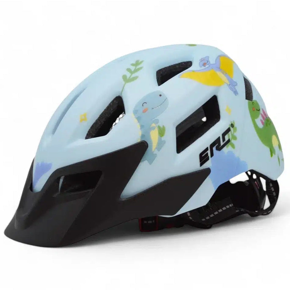 קסדת אופניים לילדים ונוער תכלת דינוזאורים ERC HT-45