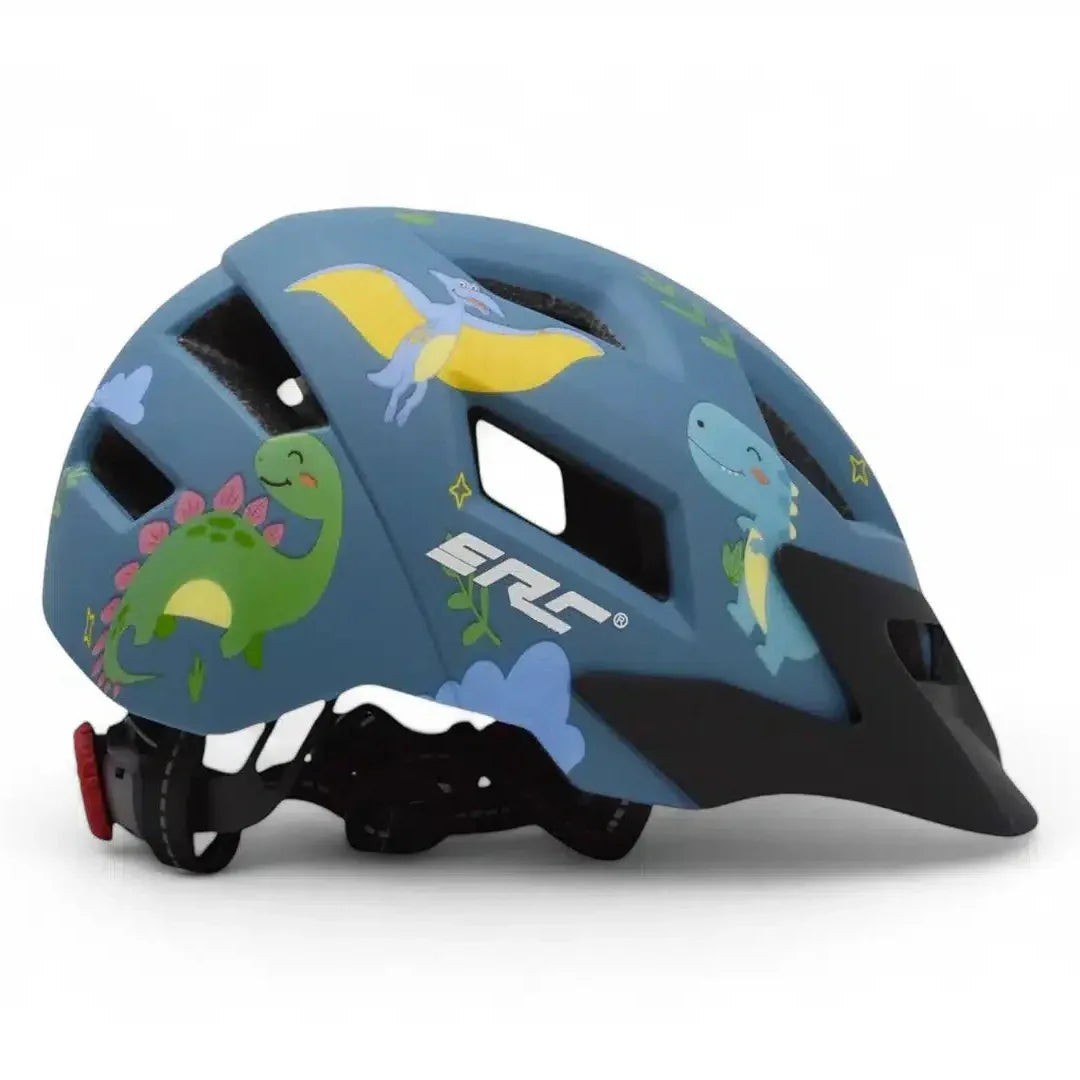 קסדת אופניים לילדים ונוער כחול כהה דינוזאורים ERC HT-45 - Bikes Online