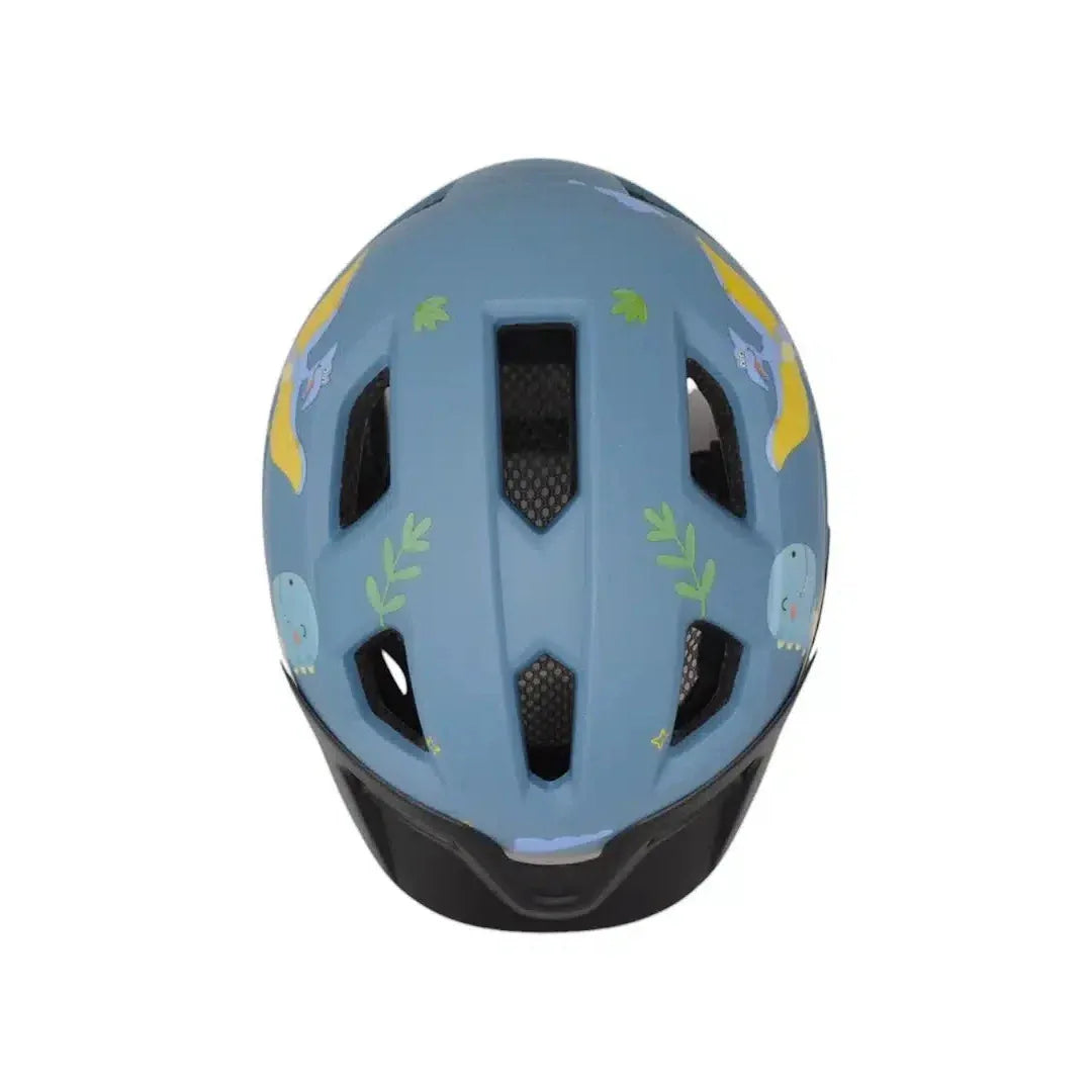 קסדת אופניים לילדים ונוער כחול כהה דינוזאורים ERC HT-45 - Bikes Online