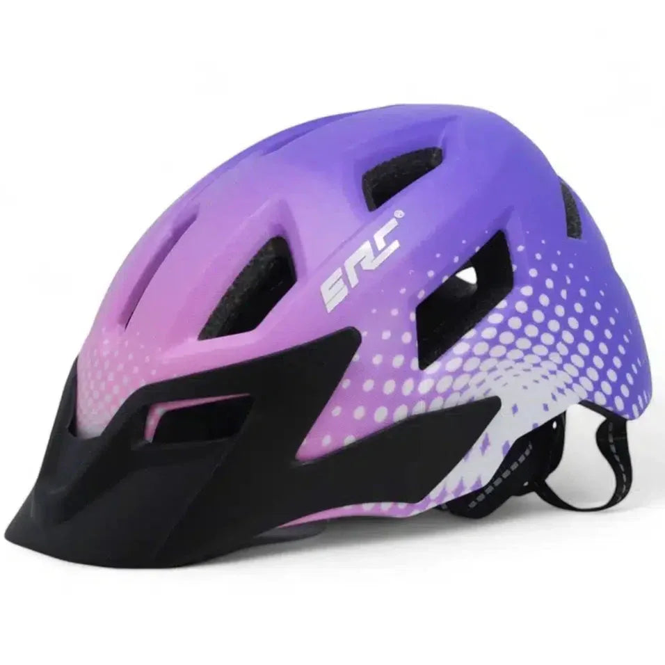 קסדת אופניים לילדים ונוער סגול ורוד ERC HT-45 - Bikes Online