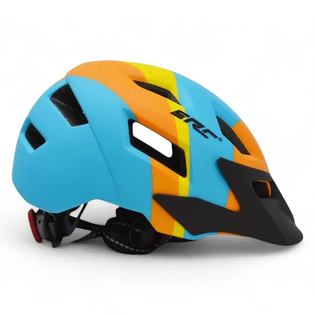 קסדת אופניים לילדים ונוער תכלת צהוב כתום ERC HT-45 - Bikes Online