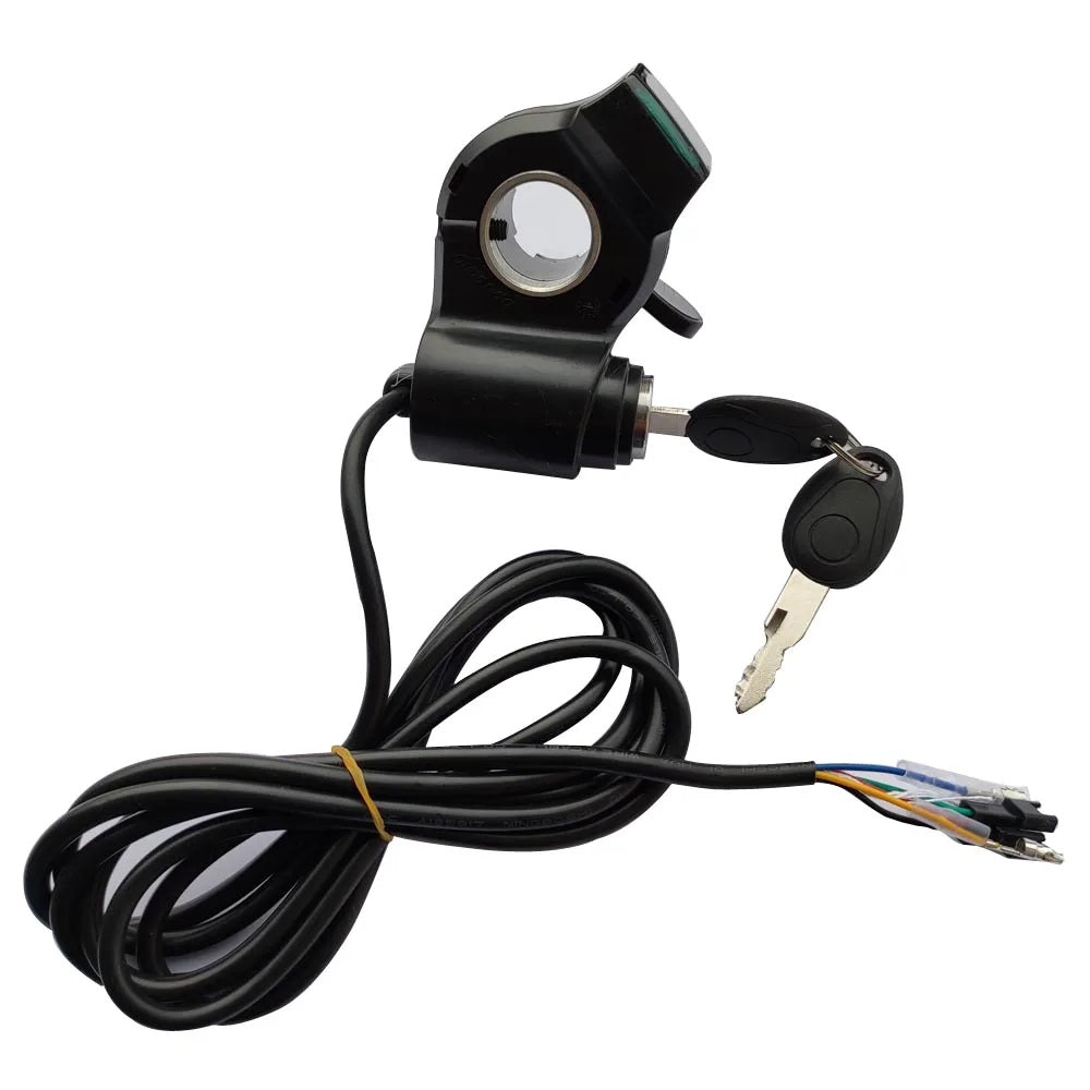 ידית גז עם סוויץ וצג מצב סוללה לאופניים