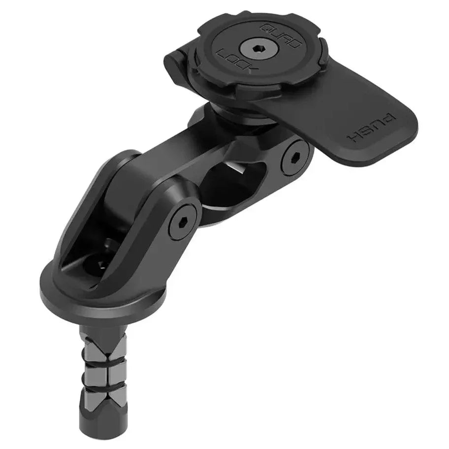 התקן מעמד לטלפון עם חיבור לבורג מזלג אופנוע Quad Lock Motorcycle Fork Stem Mount Pro - Bikes Online