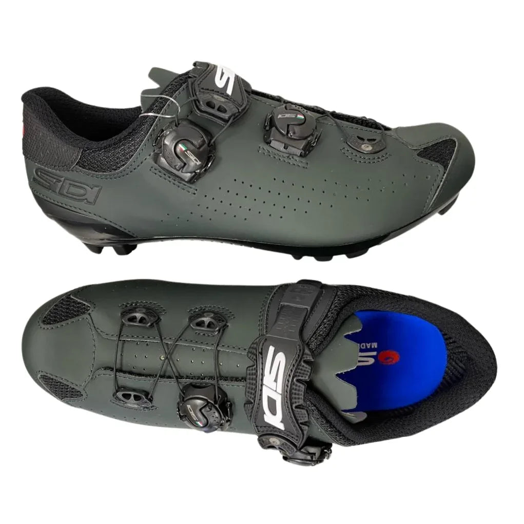 נעלי רכיבה לאופני שטח סידי איגל Sidi Eagle 10 מהודרה מיוחדת ירוק זית - Bikes Online