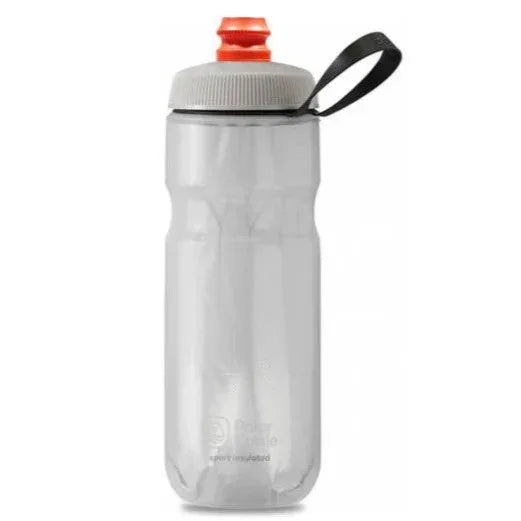 בקבוק מים לאופניים 20/24 לחיץ תרמי קר לבן Polar Bottle SurgeCap - Bikes Online