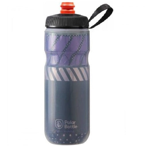 בקבוק מים לאופניים 20/24 לחיץ תרמי קר סגול Polar Bottle SurgeCap