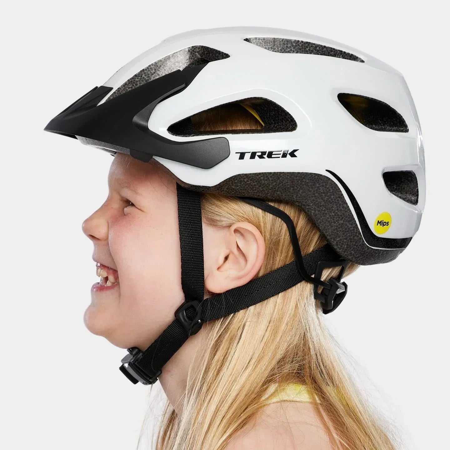 קסדה לאופניים לנוער טרק Trek Solstice MIPS Youth לבן - Bikes Online