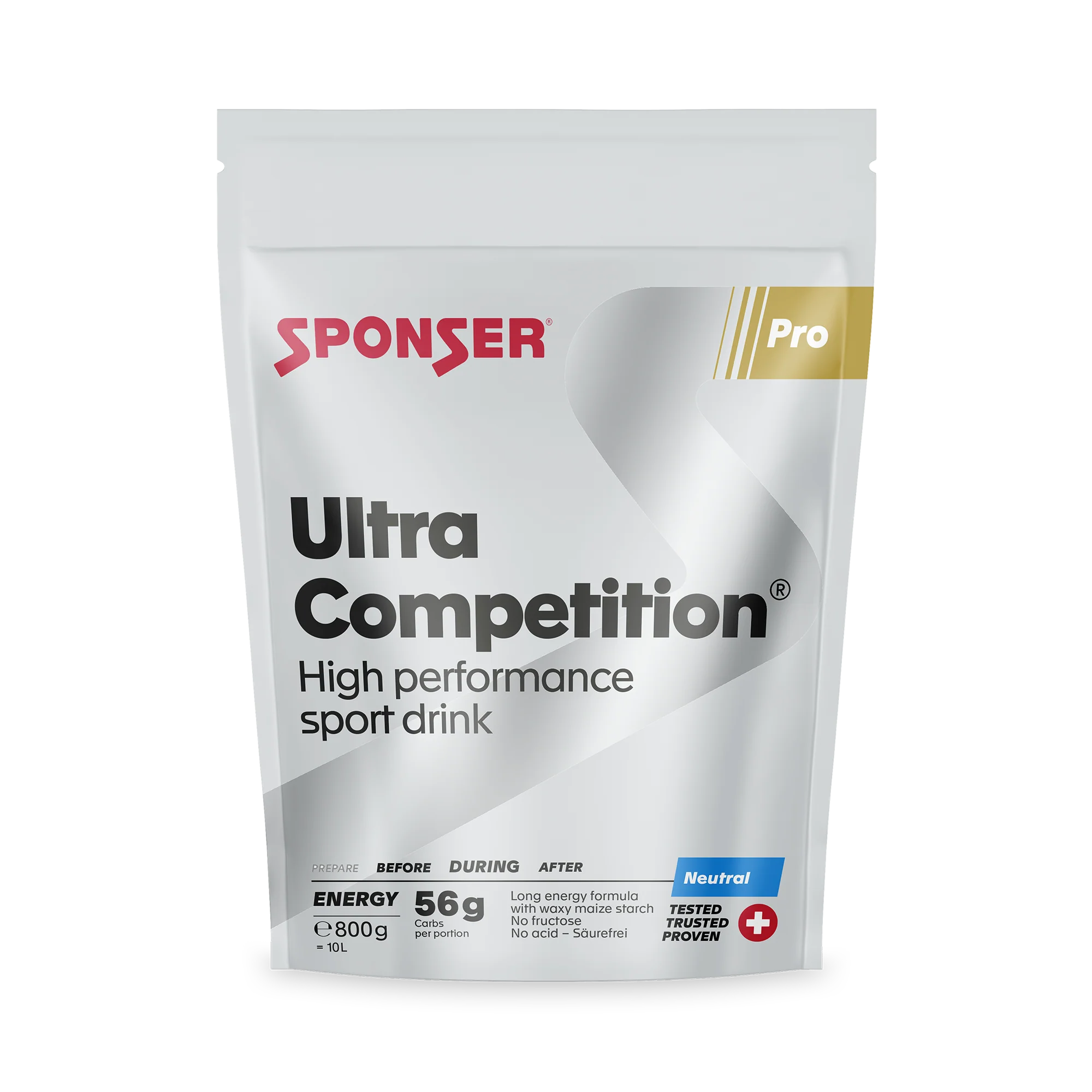 אבקה להכנת משקה היפוטוני Sponser Ultra Competition Pro Drink