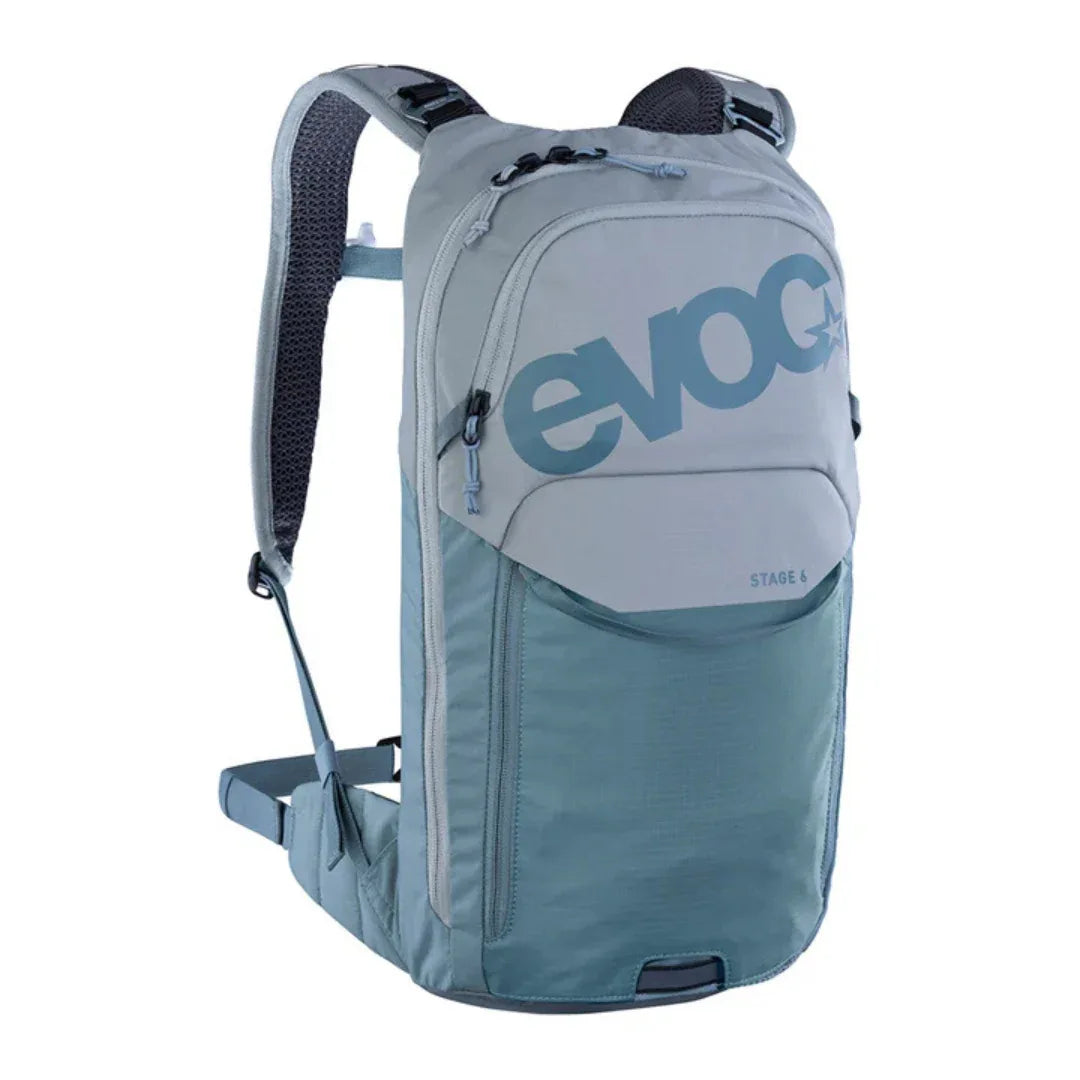 תיק רכיבה וטיולים + שלוקר 6 ליטר אבוק Evoc Stage 6 אפור - Bikes Online