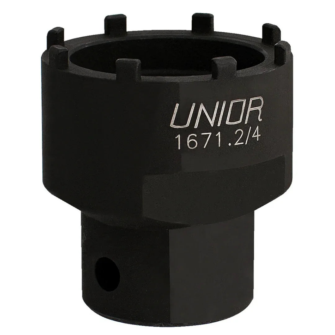 מפתח ציר מרכזי חיצוני עם 8 שיניים Unior דגם 1671.2/4 תואם שימנו ו-ISIS - Bikes Online