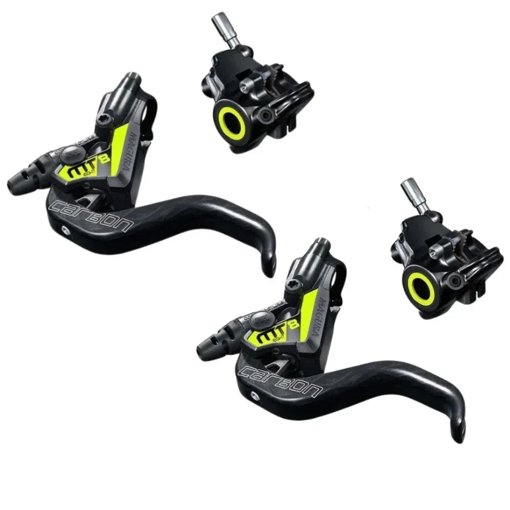 סט ידיות וקליפרים הידראולי מגורה MAGURA MT8 SL Flat Mount - Bikes Online
