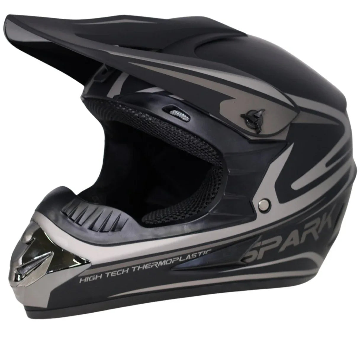 קסדה מלאה לאופניים וקורקינט פול פייס שחור אפור - Bikes Online